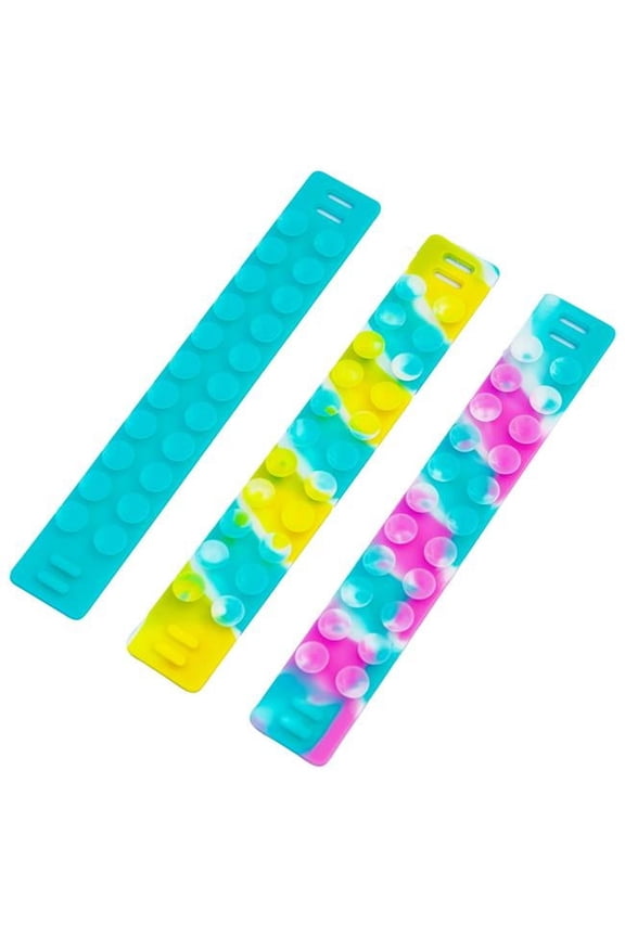 8' Suction Pop Bracelets - Pack of 3