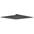 thumbnail image 1 of 8" Super Slim Square Rain Shower Head, Matte Black Finish, 1 of 1
