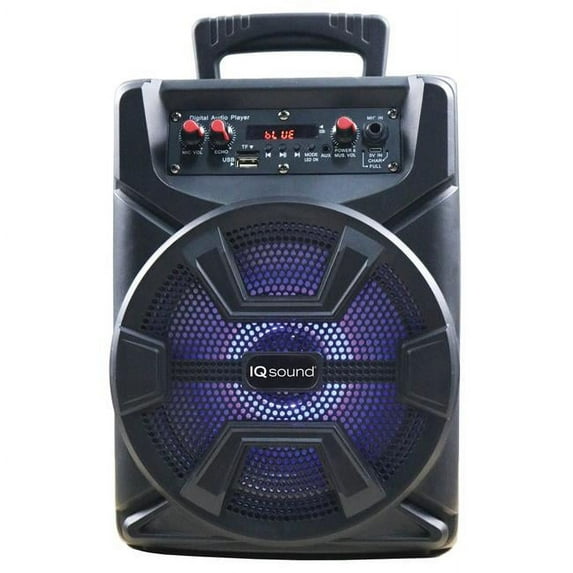 8' Tailgate Bluetooth Speaker with Fm Radio & Mic Input () Black
