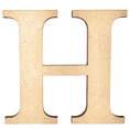 thumbnail image 1 of 8" Tall MDF Letter I | 1/4" Thick | Krafty Supply Letters | Times | Wooden Letter, 1 of 3