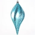thumbnail image 1 of 8'' Teal Candy Glitter Swirl Drop, 1 of 1