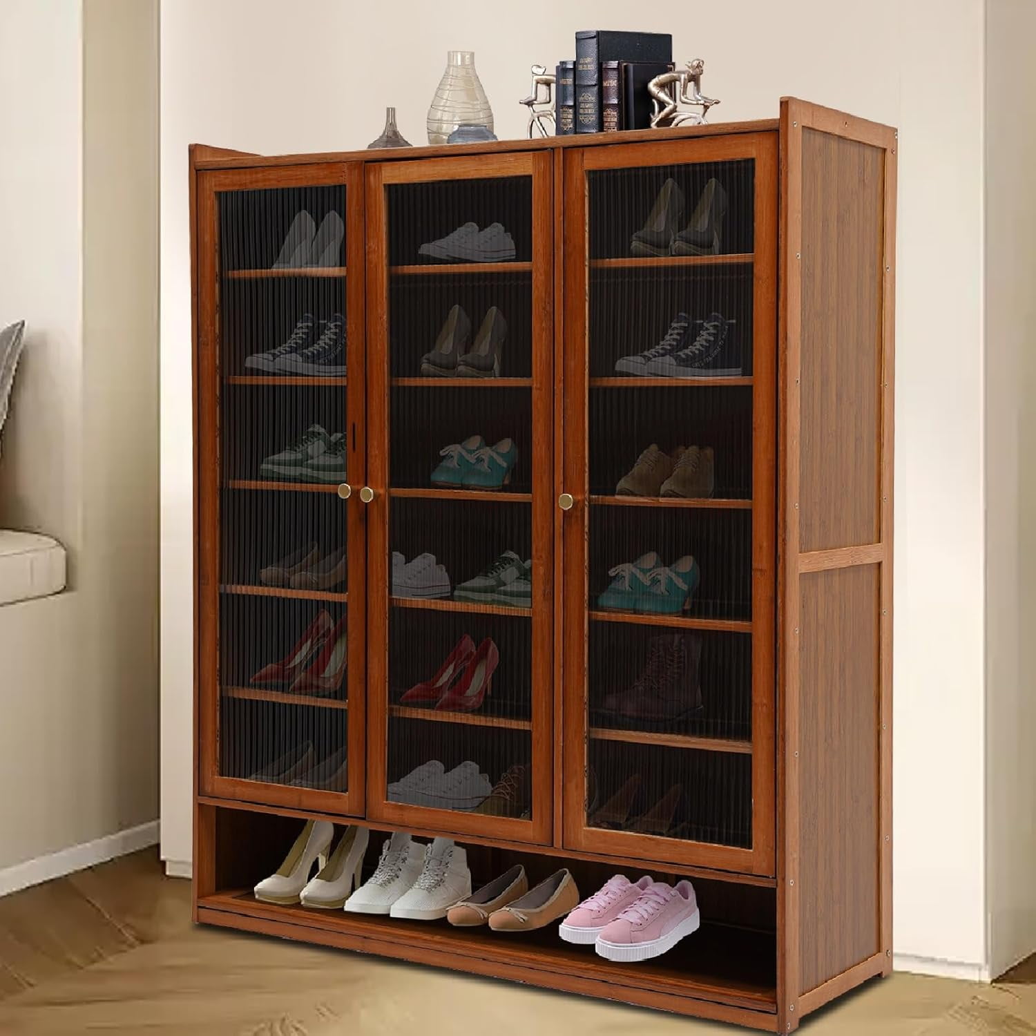 30 Pair Shoe Storage Cabinet