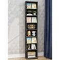 thumbnail image 1 of 8-Tier DVD Rack Tower, CD Cabinet with Adjustable Shelves, DVD Storage Shelf for Living Room, Bedroom, Office, 1 of 6