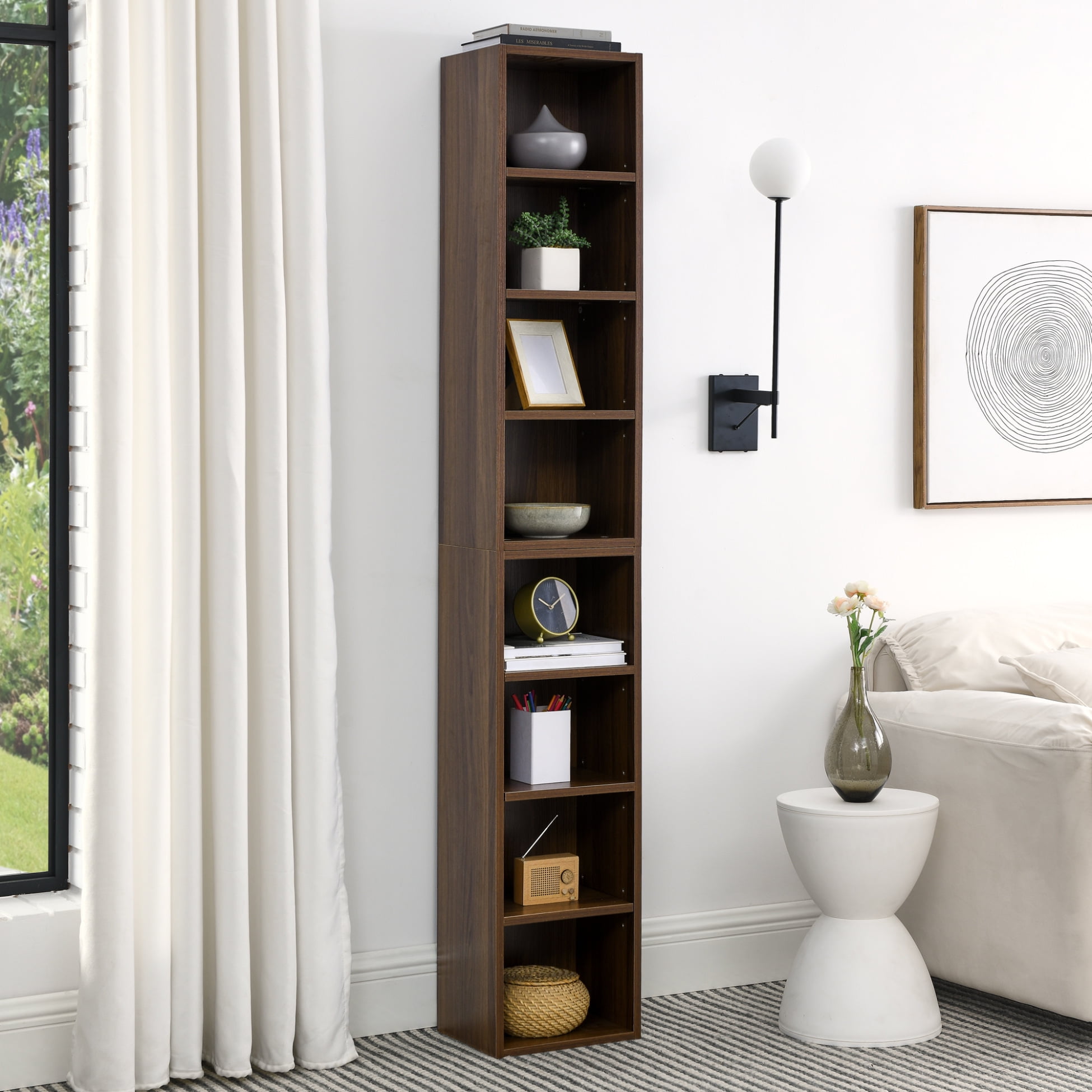 Tall media online shelves