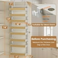 thumbnail image 1 of 8 Tier Over the Door Pantry Organizer, Adjustable Spice  with Wall Mount or Hanging Storage for Kitchen and Closet, 1 of 6