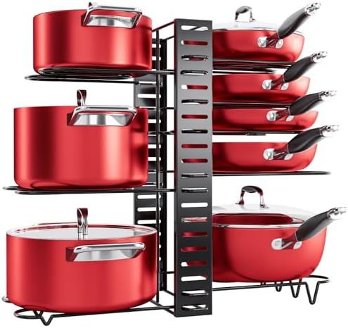 8-Tier Pots and Pans Organizer under Cabinet, 16.61