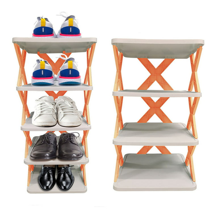 8 Tier Modern Wood Shoe Rack Shoe Storage Organizer Shelf for Entryway  Closet