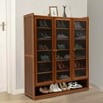 thumbnail image 1 of 8 Tiers Shoe Cabinet, Freestanding Shoe Rack, Shoe Organiazer 91*32*107 cm, 1 of 18