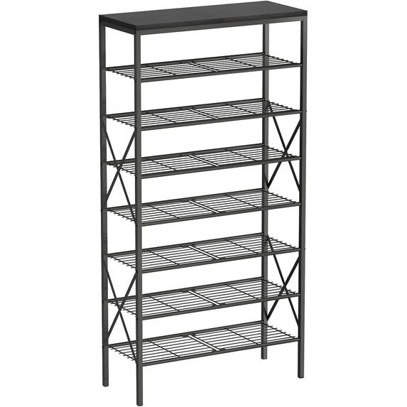 8 Tiers Shoe Rack, Large Capacity Shoe Rack 32 Pairs of Shoes, Durable ...