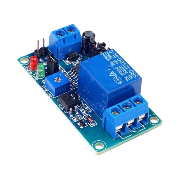 8 Time Ranges Programmable 12V Time Delay Relays Board Industrial Design Timer Control Switches
