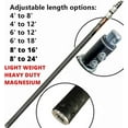 thumbnail image 1 of 8' To 24' Adjustable All-in-one Multi-Purpose Acoustic Lag Pole Tool Telescopic Construction Commercial/Industrial Multi-Function Warehouse Ceiling Acoustical Data Fire-Sprinkler HVAC Electrical Poles, 1 of 10