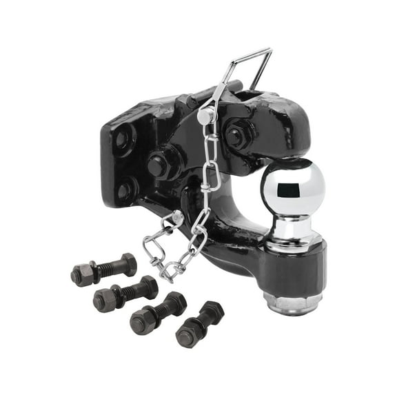 8 Ton Pintle Hook with 2" Ball Replacement Auto Part, Easy to Install