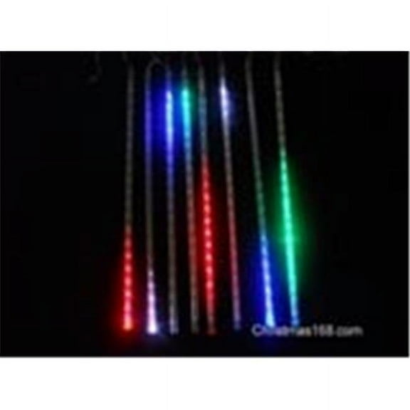 8 Tubes - 50 cm Snowfall Meteor LED Light, Multicolor