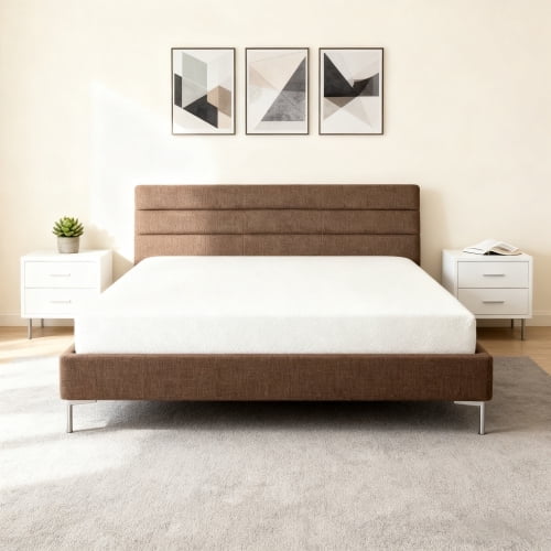 ATOPCORP 8 inch Memory Foam Green Tea Mattress in Box, Fiberglass Free, Medium Firm Support, Odor-Resistant, Vacuum-Packed, Suitable for Bunk Beds & Dormitories, Twin