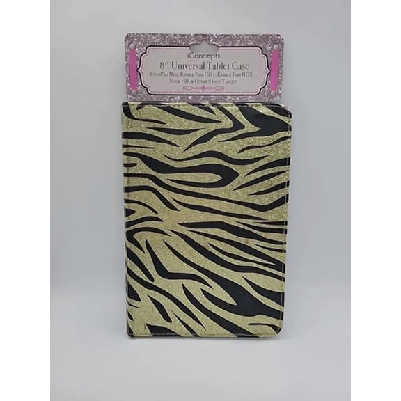 8" Universal Tablet Case Kindle Nook Colorful Sparkle