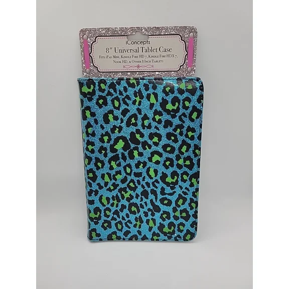 8" Universal Tablet Case Nook Kindle Colorful Sparkle Iconcepts