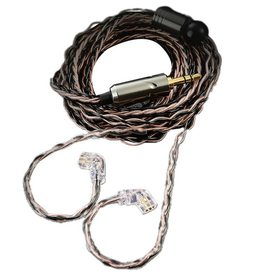 8 Upgrade Earphone Cable for QKZ-ZXN/ZXT/AK6 Silver Plated Upgrade Cable Extension Line Repair Part