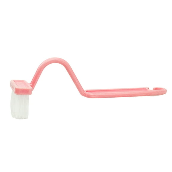 8" V-Shaped Toilet Brush - Curved Design for Deep Cleaning Under Rim & Hard-to-Reach Corners - Ergonomic Handle for Effective Scrubbing