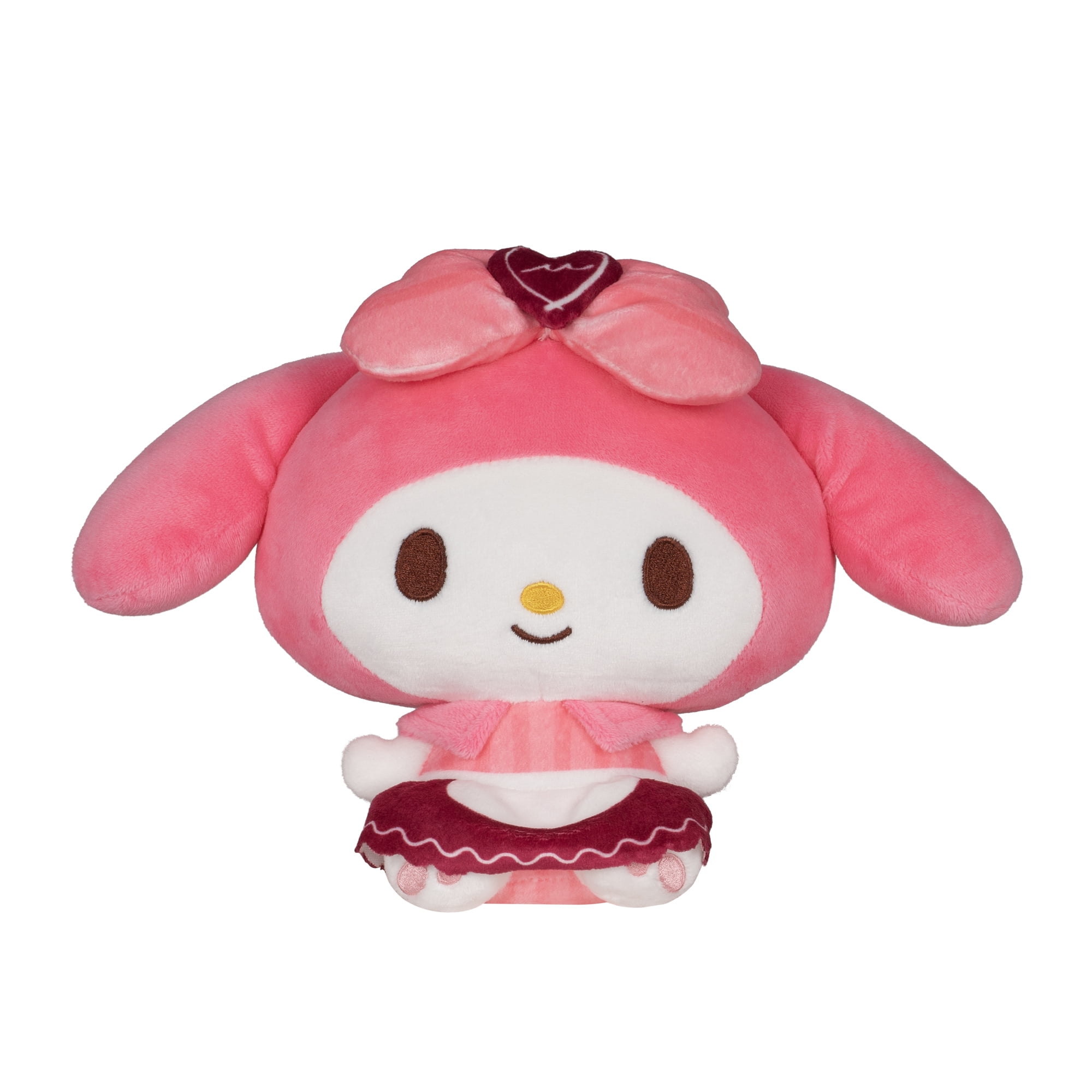 Hello Kitty and Friends - 8 inch My Melody Valentines Plush - Officially Licensed Sanrio Plush