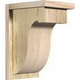 thumbnail image 1 of 8"W x 10"D x 14"H Del Monte Rough Sawn Corbel w/Backplate, Douglas Fir, 1 of 9