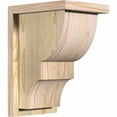 thumbnail image 1 of 8"W x 10"D x 14"H Ridgewood Rough Sawn Corbel w/Backplate, Douglas Fir, 1 of 9