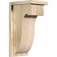 thumbnail image 1 of 8"W x 10"D x 18"H Del Monte Rough Sawn Corbel w/Backplate, Douglas Fir, 1 of 9