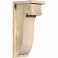 thumbnail image 1 of 8"W x 10"D x 22"H Del Monte Rough Sawn Corbel w/Backplate, Douglas Fir, 1 of 9