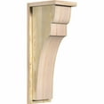 thumbnail image 1 of 8"W x 10"D x 26"H Yorktown Rough Sawn Corbel w/Backplate, Douglas Fir, 1 of 9