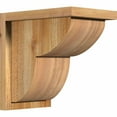 thumbnail image 1 of 8"W x 12"D x 12"H Crestline Rough Sawn Corbel w/Backplate, Western Red Cedar, 1 of 9