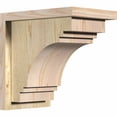 thumbnail image 1 of 8"W x 12"D x 12"H Pescadero Rough Sawn Corbel w/Backplate, Douglas Fir, 1 of 9