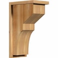 thumbnail image 1 of 8"W x 12"D x 20"H Monterey Rough Sawn Corbel w/Backplate, Western Red Cedar, 1 of 9