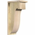 thumbnail image 1 of 8"W x 12"D x 24"H Del Monte Rough Sawn Corbel w/Backplate, Douglas Fir, 1 of 9