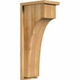thumbnail image 1 of 8"W x 12"D x 28"H Huntington Rough Sawn Corbel w/Backplate, Western Red Cedar, 1 of 9