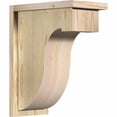 thumbnail image 1 of 8"W x 14"D x 18"H Del Monte Rough Sawn Corbel w/Backplate, Douglas Fir, 1 of 9
