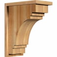 thumbnail image 1 of 8"W x 14"D x 18"H Pescadero Rough Sawn Corbel w/Backplate, Western Red Cedar, 1 of 9