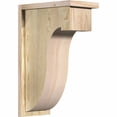 thumbnail image 1 of 8"W x 14"D x 22"H Del Monte Rough Sawn Corbel w/Backplate, Douglas Fir, 1 of 9