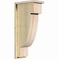 thumbnail image 1 of 8"W x 14"D x 30"H Alpine Rough Sawn Corbel w/Backplate, Douglas Fir, 1 of 9