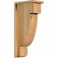 thumbnail image 1 of 8"W x 14"D x 30"H Alpine Rough Sawn Corbel w/Backplate, Western Red Cedar, 1 of 9