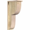thumbnail image 1 of 8"W x 14"D x 30"H Crestline Rough Sawn Corbel w/Backplate, Douglas Fir, 1 of 9