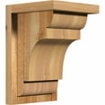 thumbnail image 1 of 8"W x 8"D x 12"H New Brighton Rough Sawn Corbel w/Backplate, Western Red Cedar, 1 of 9