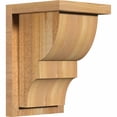 thumbnail image 1 of 8"W x 8"D x 12"H Ridgewood Rough Sawn Corbel w/Backplate, Western Red Cedar, 1 of 9