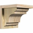 thumbnail image 1 of 8"W x 8"D x 8"H New Brighton Rough Sawn Corbel w/Backplate, Douglas Fir, 1 of 9