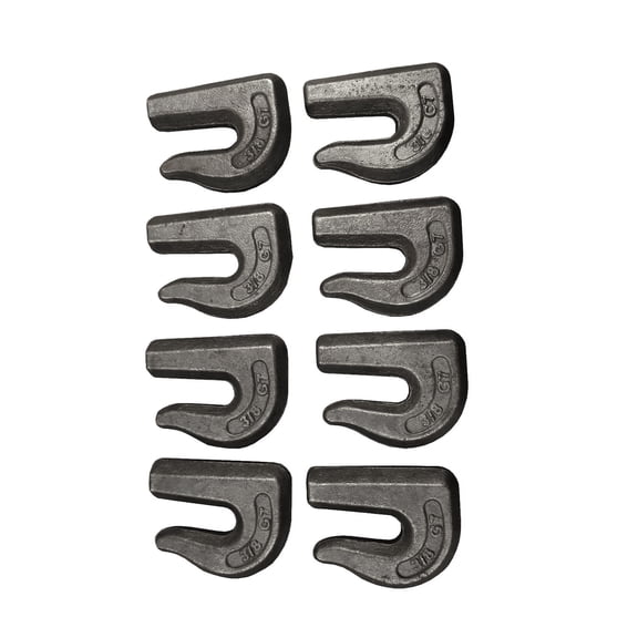 8 WELD ON GRAB CHAIN HOOKS 3/8" G70 WLL 6,600 0900104
