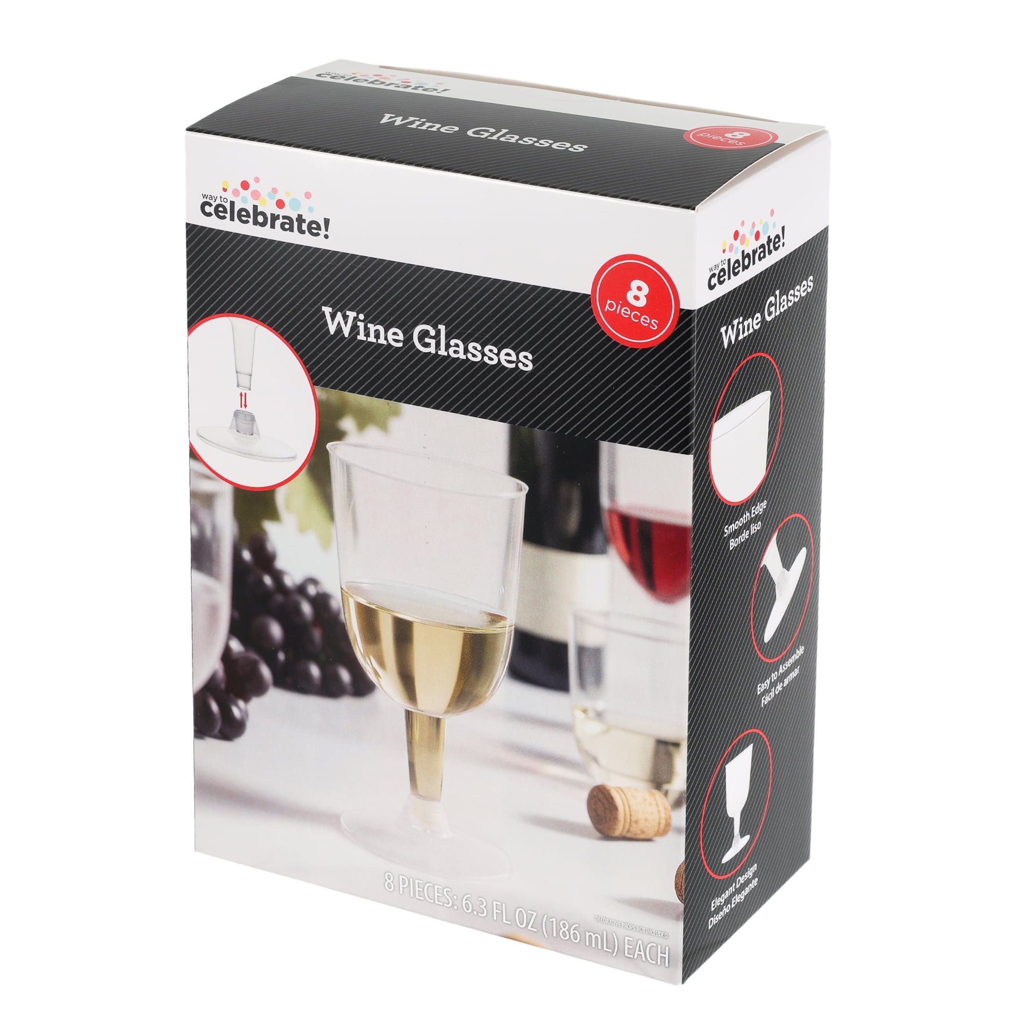 Wine Glass 8X8X26Cm main image 1