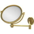 thumbnail image 1 of 8" Wall-Mounted Extending Make-Up Mirror, 2x Magnification with Twist Accent (Build to Order), 1 of 11