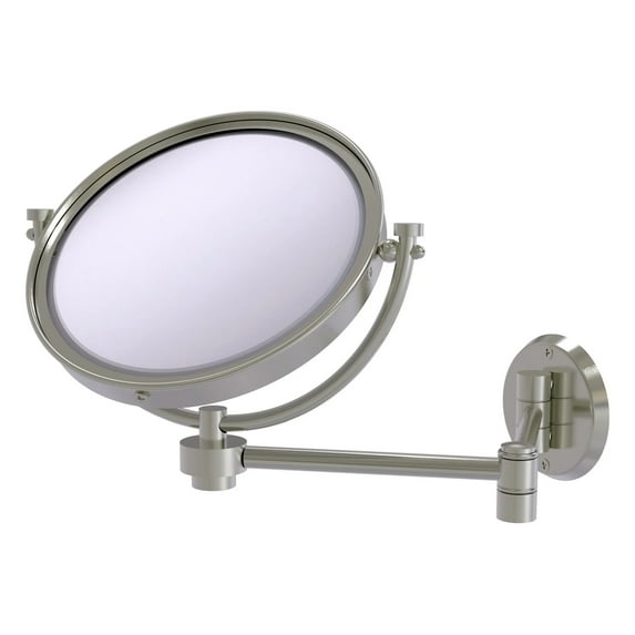 8" Wall-Mounted Extending Make-Up Mirror, 3x Magnification (Build to Order)