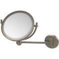 thumbnail image 1 of 8" Wall-Mounted Make-Up Mirror, 4x Magnification, 1 of 11