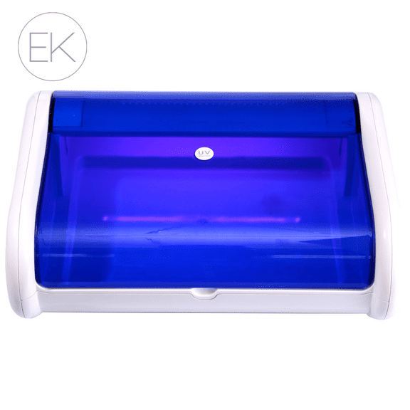 8 Watt Large UV Sterilizer Cabinet Box - UV Ultra Violet Light Germ Sanitizer Box for Masks, Cellphones, Keys, Cosmetic Tools, Nail Tools, Salons by EK