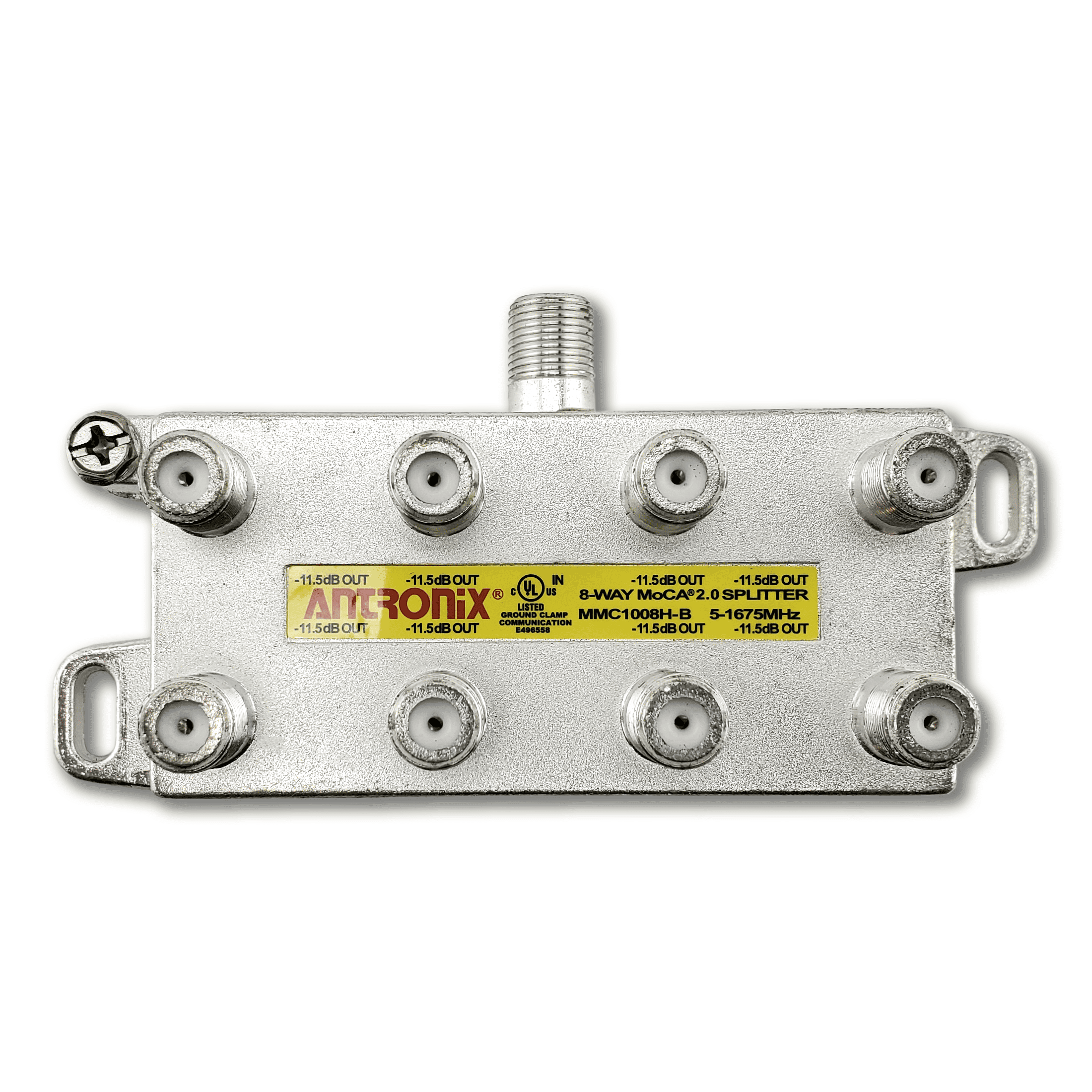 8 way antronix mmc1008h b 5 1675 mhz moca 2 0 splitter for video