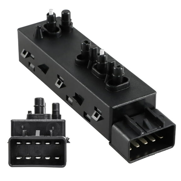 8 Way Front Left Power Seat Adjuster Switch Driver Side Compatible with GMC Sierra Yukon Chevy Buick Cadillac Escalade 2007-2013 Replace#: 12451497